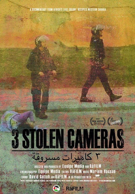 Trys pavogtos kameros filmo afi&scaron;a